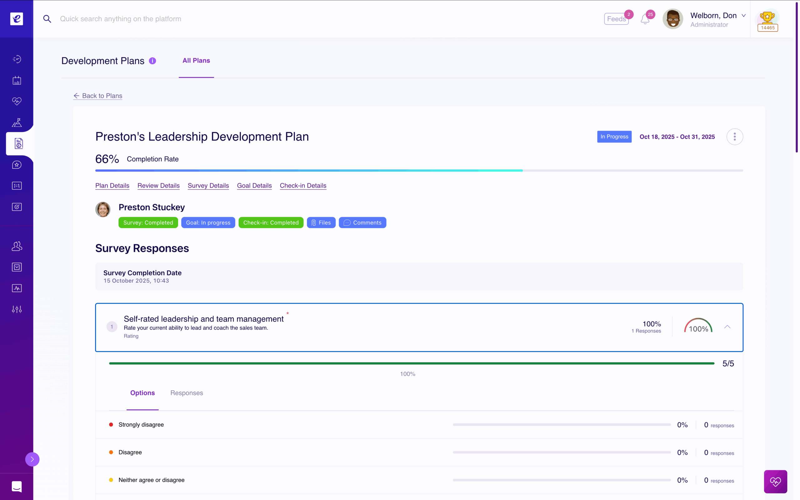 Customizable development plans to drive growth